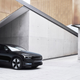 A photo of a black Polestar 2 EV.